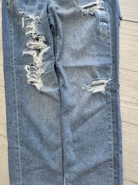 American Eagle Outfitters Light Blue Distressed Boyfriend Jeans